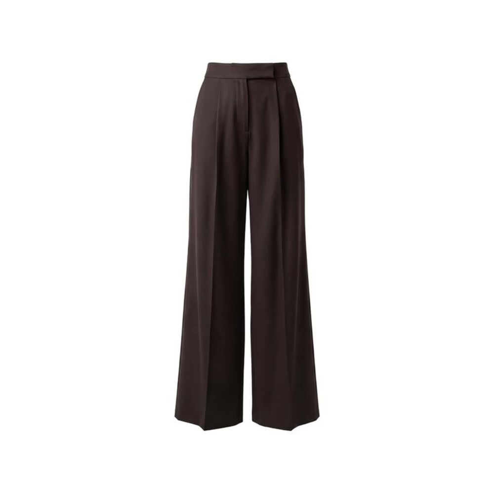 Max Mara Brown Trousers - High-Waisted Trousers Women